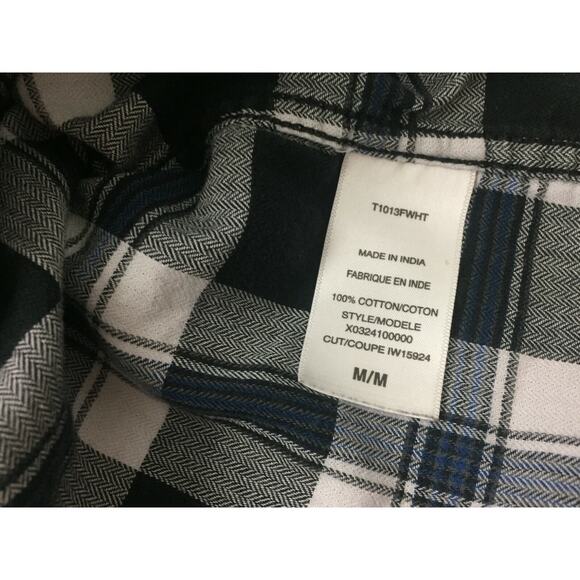 (N5) Y2K Guess Mens Shirt Size M Western Cowboy Embroidered Plaid Snap Pearl - Picture 8 of 8